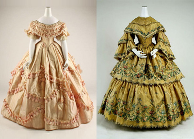 Как создавали платья в 19 веках